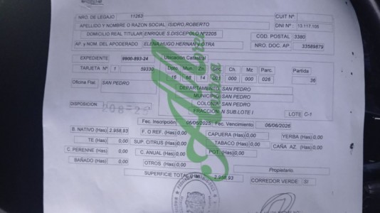 Venta Lote 5.835has. para Reforestacion y Bonos de carbono San Pedro Misiones 